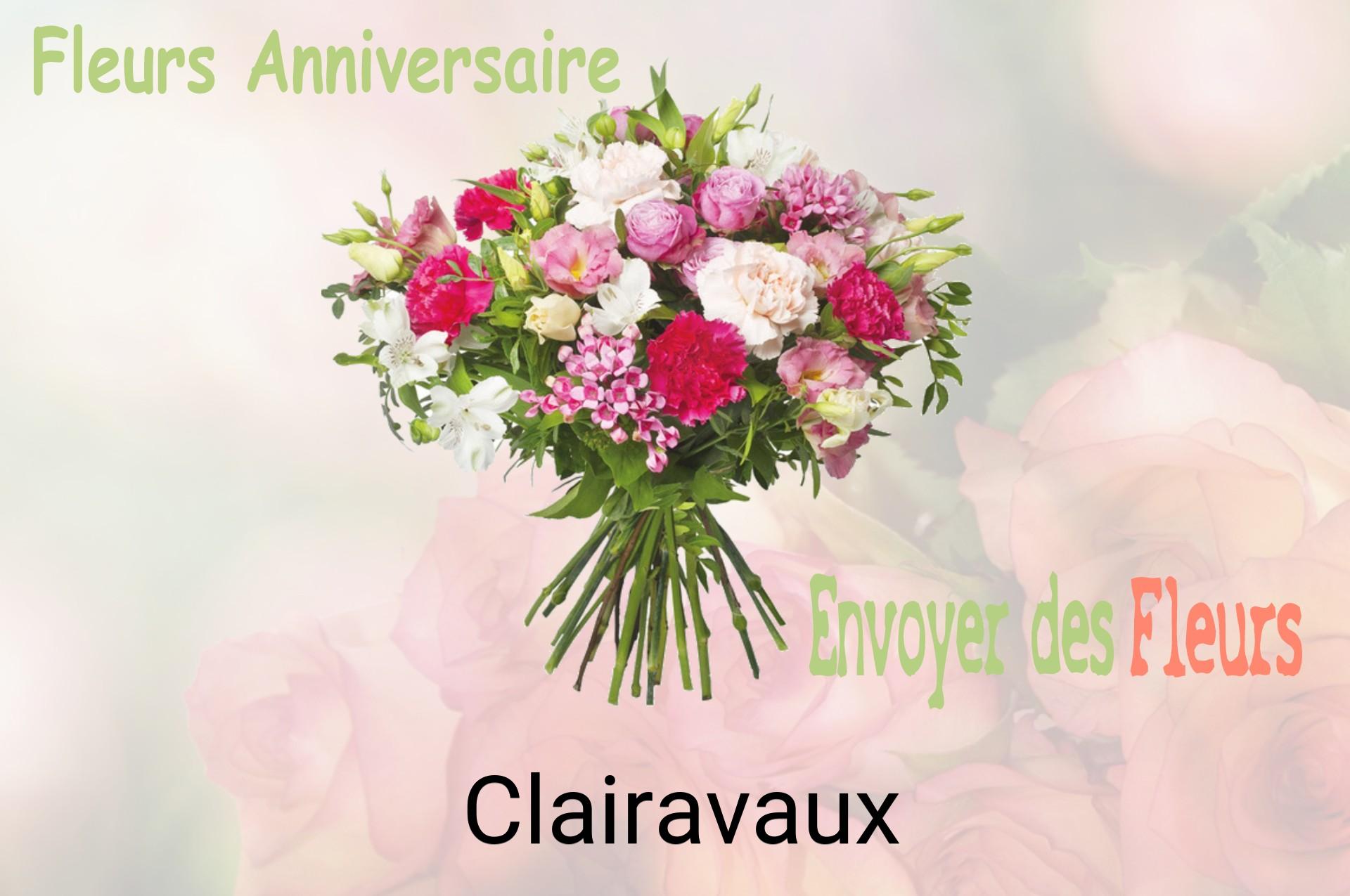 Bouquet de fleurs d’anniversaire livré à Clairavaux