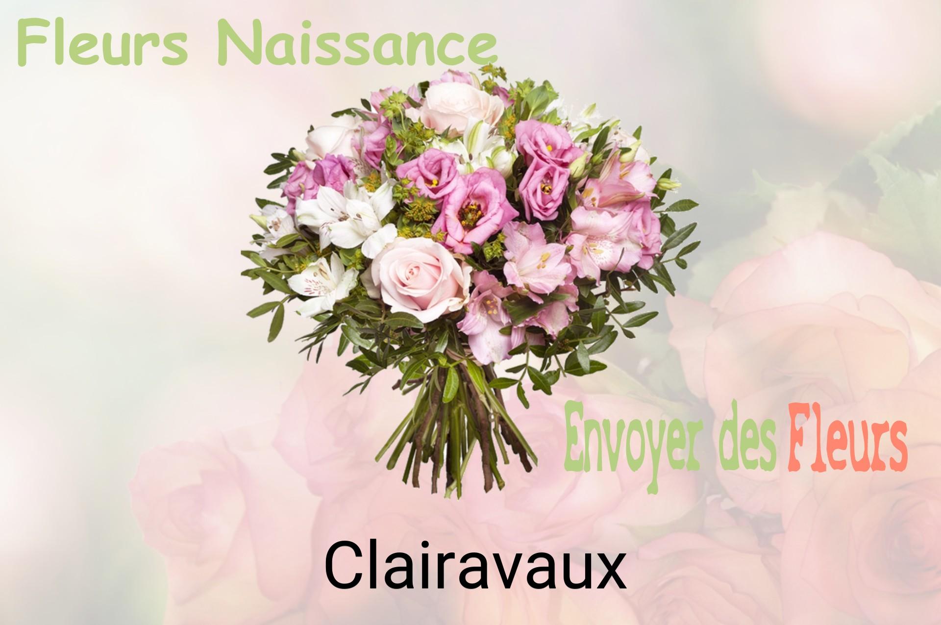 Bouquet de fleurs de naissance livré à Clairavaux